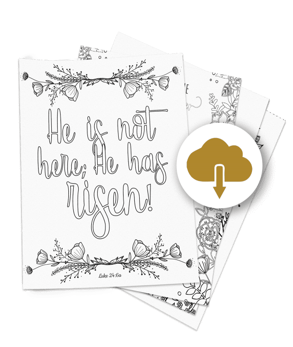 Download Colour the Scriptures! Adult Colouring Pages, Easter - Bible Discovery TV